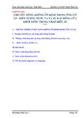 Bài giảng thủy lực chương 8 - Bộ môn cơ sở kỹ thuật thủy lực