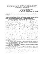Cây dâu da (baccaurea sapida) cần được thuần hoá và phát triển thành cây ăn quả đặc sản bản đan tại cao Nguyên Vân Hoà, huyện Sơn Hoà, tỉnh Phú Yên