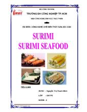 Tìm hiểu Surimi - Surimi seafood