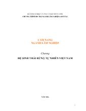 Cẩm nang lâm nghiệp - Hệ sinh thái rừng tự nhiên ở Việt Nam