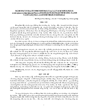 Nghiên cứu đặc tính sinh thái của cây tái sinh vên vên (anisoptera cochinchinensis pierre) trong kiểu rừng kín thường xanh và nửa rụng lá ẩm nhiệt đới ở Đồng Nai