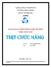 Thịt chức năng