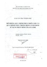 Mô phỏng quá trình phun nhiên liệu và quá trình cháy trong động cơ D1146TIS sử dụng phần mềm CFD AVL - FIRE