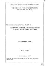 Nghiên cứu, thiết kế, chế tạo bộ tời kéo sử dụng cho tàu từ 10000T đến 15000T