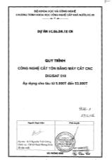 Quy trình công nghệ cắt tôn bằng máy cắt CNC DIGISAF 510 áp dụng cho tàu từ 5000T đến 53000T