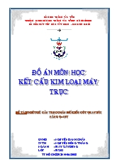 Thiết kế cần trục chân đế kiểu cột quay sức nâng q = 10t