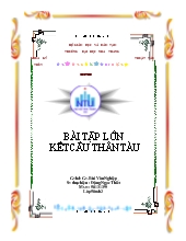 Tính toán, thiết kế kết cấu thân tàu theo quy phạm TCVN 6259_2003 với tàu hàng 20000 tấn