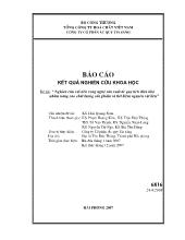 Nghiên cứu cải tiến công nghệ sản xuất ắc quy tích điện khô nhằm nâng cao chất lượng sản phẩm và tiết kiệm nguyên vật liệu