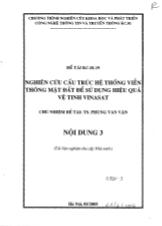 Nghiên cứu cấu trúc hệ thống viễn thông mặt đất để sử dụng hiệu quả vệ tinh VINASAT - Phần mềm tính toán thiết kế tuyến thông tin vệ tinh cho mạng VINASAT