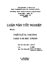 Thiết kế và thi công card ghi - Đọc eprom