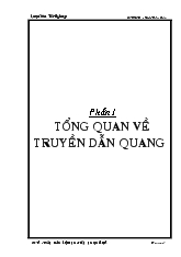 Truyền dẫn Quang