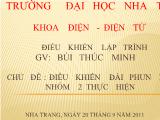 Điều khiển đài phun nước