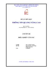 Điều khiển tán sắc