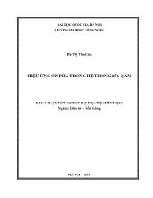 Hiệu ứng ồn pha trong hệ thống 256 - QAM