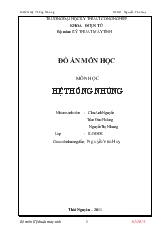 Thiết kế chuông báo tiết học