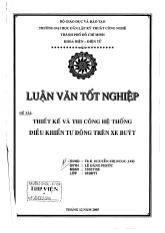 Thiết kế và thi công hệ thống điều khiển tự động trên xe bus
