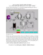 Điều khiển hệ thống sản xuất nước tương