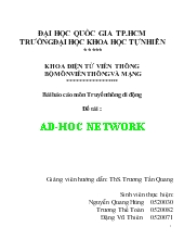 Ad - Hoc network