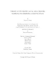 Theory of stochastic local area channel modeling for wireless communications