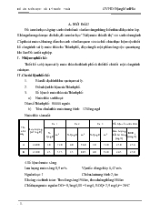 Đồ án Môn học xử lý nước thải đô thị