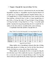 Ô nhiễm tại các làng nghề - Một số đề nghị về giải pháp giải quyết theo hướng phát triển bền vững