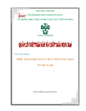 Đề tài Hiện trạng quản lý chất thải nguy hại ở Việt Nam