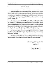 Đề tài Sự tồn lưu Dioxin trong đất tại các sân bay Bườn Hũa, Đà Nẵng, Phự Cỏt và Bù Gia Mập: Nguy cơ lan truyền ra môi trường và một số biện pháp phòng tránh