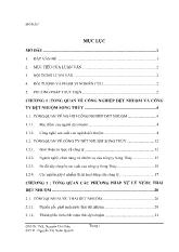 Thiết kế trạm xử lý nước thải dệt nhuộm công ty Song Thủy, công suất 1000 m3/ngày