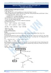 Đề tài Phương pháp tách các hợp chất hữu cơ