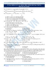 Đề tài Phương pháp xác định công thức cấu tạo các hợp chất hữu cơ theo tính chất đặc trưng