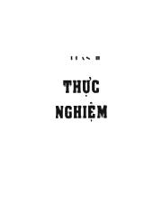 Luận văn Thiết lập và xác đặc trưng của quá trình phân hủy cơ chất bởi chế phẩm vi sinh em dựa vào những tính năng mới của thiết bị bod track