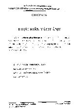 Luận văn Tách ảnh dùng biến đổi wavelet và phân tích thành phần độc lập