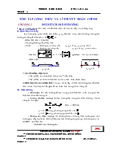 Tóm tắt công thức và lí thuyết hoàn chỉnh vật lý 11