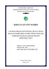 Khóa luận Ứng dụng phương pháp mô học truyền thống khảo sát sự biến đổi cấu trúc tế bào tôm càng xanh (Macrobrachium rosenbergii De Man, 1879) bị bệnh đục thân