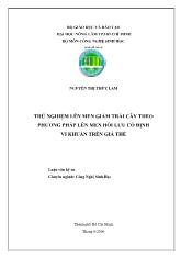 Luận văn Nghiên cứu lên men giấm trái cây theo phương pháp lên men hồi lưu cố định vi khuẩn trên giá thể