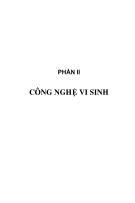 Đề tài Công nghệ vi sinh