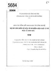 Đề tài Sản xuất đồ hộp từ nguyên liệu thịt cá và một số rau quả