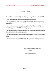 Khóa luận Tính toán thiết kế hệ thống xử lý nước thải trại chăn nuôi khỉ, công suất 450m3/ngày đêm