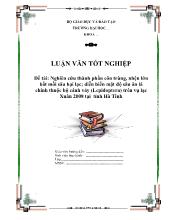Nghiên cứu thành phần côn trùng, nhện lớn bắt mồi sâu hại lạc, diễn biến mật độ sâu ăn lá chính thuộc bộ cánh vảy (Lepidoptera) trên vụ lạc Xuân 2008 tại tỉnh Hà Tĩnh