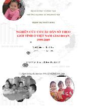 Luận văn Nghiên cứu cơ cấu dân số theo giới tính ở Việt Nam giai đoạn 1999-2009