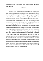 Tiểu luận Quan niệm về tứ đức Công – Dung – Ngôn – Hạnh của người phụ nữ Việt Nam xưa và nay