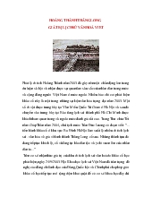 Đề tài Hoàng thành Thăng Long giá trị lịch sử văn hoá Việt