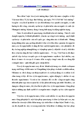 Đề tài Những văn bản pháp luật hiện hành quy định về việc kiểm soát ô nhiễm và suy thoái tài nguyên nước, thực trạng áp dụng ở Viêt Nam và hướng giải quyết