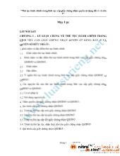 Đề tài Thủ tục Hành chính trong việc cấp Giấy chứng nhận Quyền sử dụng Đất ở và Nhà ở