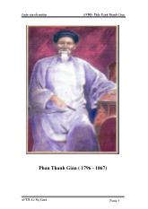 Khóa luận Bước đầu tìm hiểu Phan Thanh Giản ( 1796 - 1867)