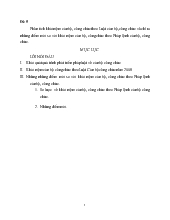 Tiểu luận Phân tích khái niệm cán bộ, công chức theo Luật cán bộ, công chức và chỉ ra những điểm mới so với khái niệm cán bộ, công chức theo Pháp lệnh cán bộ, công chức