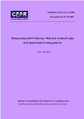 Đề tài Khủng hoảng kinh tế hiện nay: Phân tích và khuyến nghị từ lý thuyết kinh tế trường phái Áo