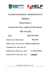 Đồ án Đánh giá chiến lược kinh doanh của công ty cổ phần tập đoàn tư vấn đầu tư xây dựng An Cư (an cư group ) và đề xuất một số giải pháp để hoàn thiện chiến lược đến năm 2015
