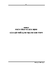 Luận văn Phát hiện và xây dựng lợi thế cạnh tranh cho Tổng công ty Bưu chính Viễn thông Việt Nam (VNPT)