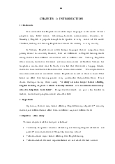 A study on some major factors affecting English learning of grade 6 ethnic minority students of a mountainous secondary school to help them learn better